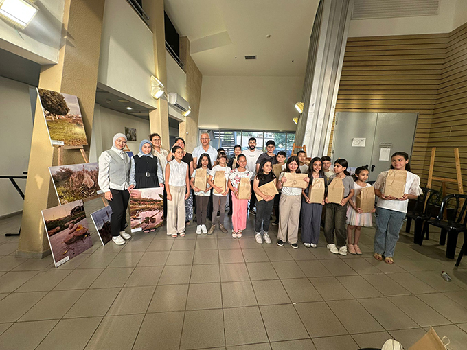 حفل توزيع الجوائز على المشاركين بمسابقة التصوير في وادي قانا